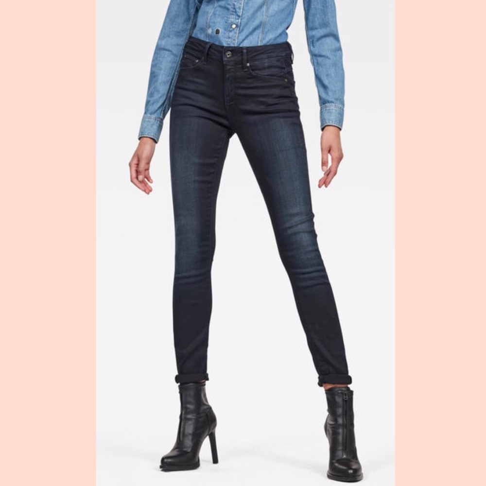 NWT G-Star 3301 Contour High Skinny in Dark Age